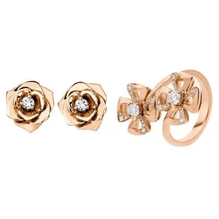 موديلات مجوهرات بتصميم الورود لخريف 2022