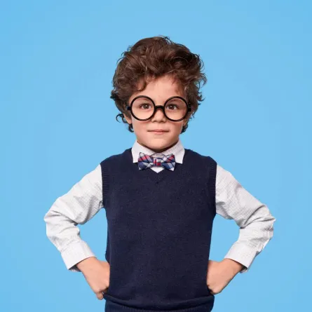 صورة لطفل ذكي