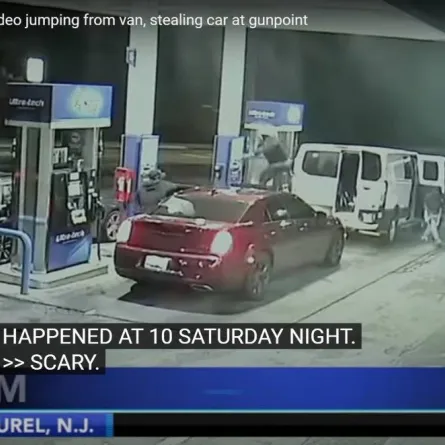 عملية سرقة بأمريكا علي الهواء