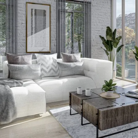 من الجذّاب المزج الأثاث المصنوع من الخشب المُعدل بالقطع الكلاسيكية القديمة 