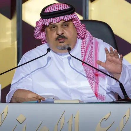 الأمير عبد الرحمن بن مساعد - الصورة من موقع معرض الرياض الدولي للكتاب على تويتر