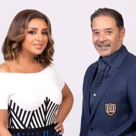 مدحت صالح وأنغام - الصورة من حسابه على فيسبوك