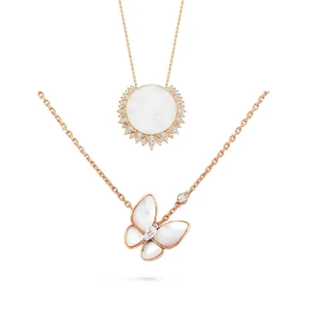 موديلات قلادات من وحي الطبيعة لعروس خريف 2022