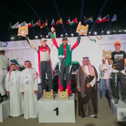 يزيد الراجحي يفوز برالي القصيم