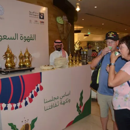 مكتبة الملك عبدالعزيز تحتفي بالقهوة السعودية - الصورة من حساب المكتبة