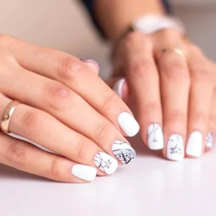 رسومات أظافر للعروس