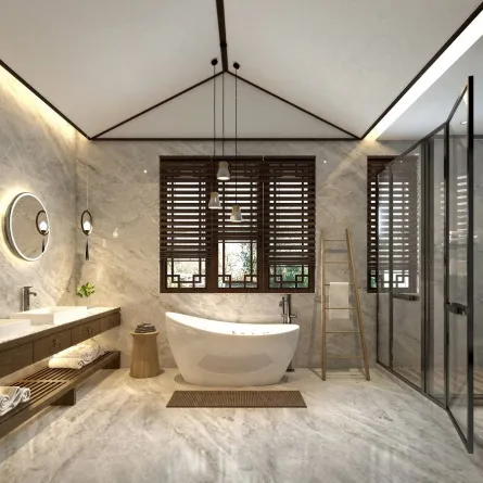 تفاصيل فخمة في الحمّام 