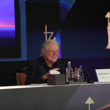 حسين فهمي رئيس مهرجان القاهرة السينمائي - الصورة من حساب المهرجان على الفيس بوك
