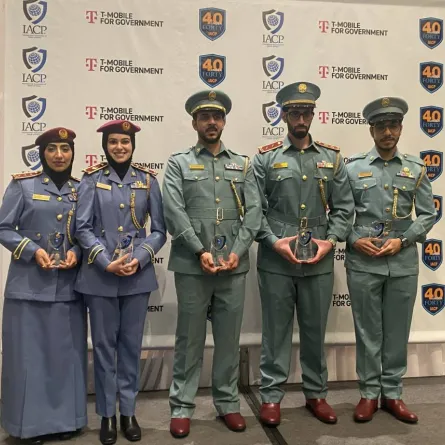 جوائز الجمعية الدولية لقادة الشرطة (IACP) . الصورة من "وام"