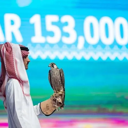 مبيعات مزاد نادي الصقور السعودي تتجاوزُ حاجز المليوني ريال. الصورة من "واس"