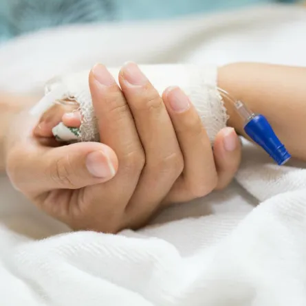 صورة لطفل مصاب بنقص التغذية