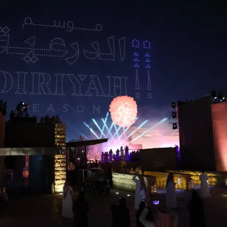 حفل انطلاق النسخة الثانية من موسم الدرعية 2022 - الصورة من حساب وزير الرياضة على تويتر