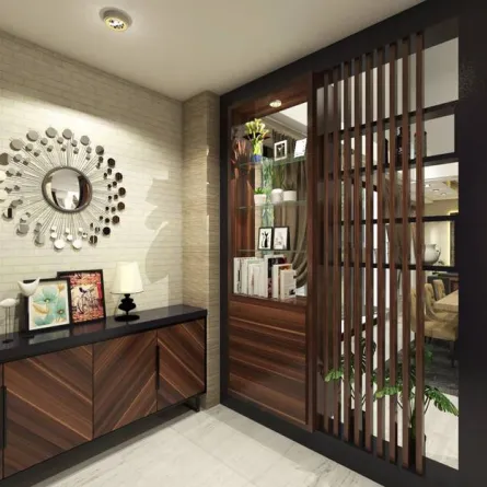 عازل خشبي مبني