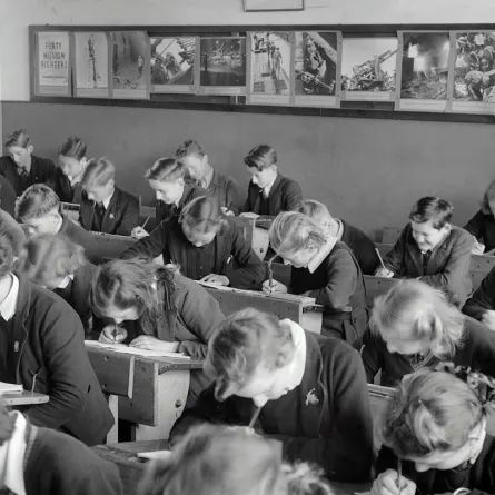 صورة الفصول الدراسية في عام 1947