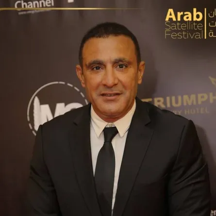 أحمد السقا من كواليس المهرجان - الصورة من حساب المهرجان على انستغرام