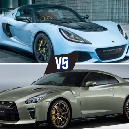 مقارنة بين سيارة لوتس Exige ونيسان GTR