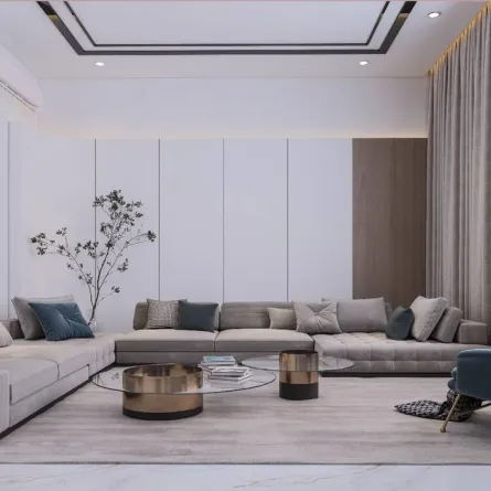 الجبس يطلّ إطلالة مميّزة على أحد الجدران