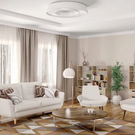 لا بدّ من اختيار قطع الأثاث الناعمة والخالية من أي زخرفات 