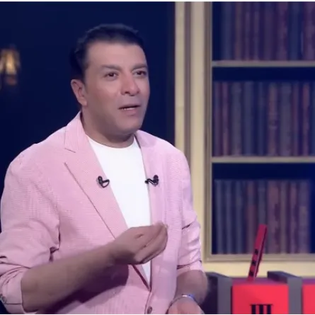 مصطفى كامل - لقطة شاشة من برنامج حبر سري مع أسما إبراهيم