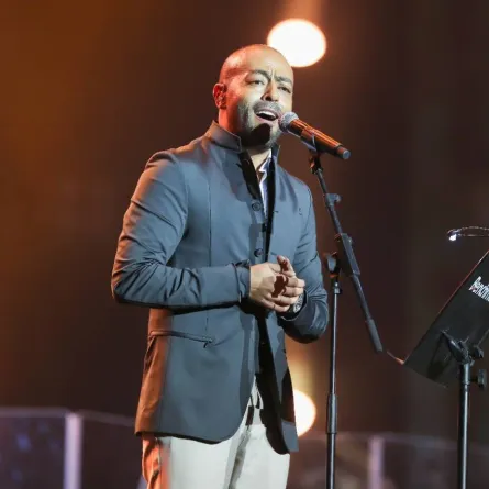  تامر عاشور - الصورة من حساب الهيئة العامة للترفيه على تويتر