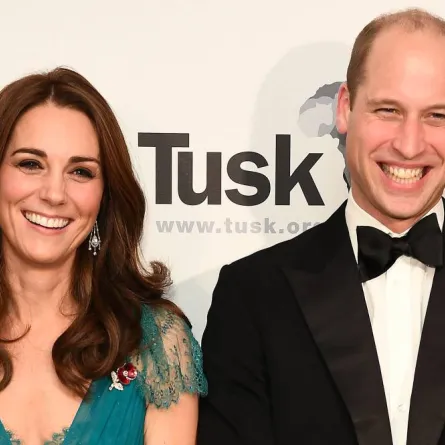 Britain's Prince William, Duke of Cambridge, (R) and Britain's Catherine, Duchess of Cambridge, (L) attend The Tusk Conservation Awards at Banqueting House in London on November 8, 2018. Jeff Spicer / POOL / AFP