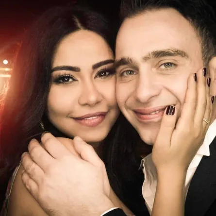 حسام حبيب مع شيرين عبد الوهاب - الصورة من صفحة حسام في فيسبوك