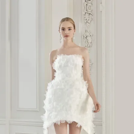 فساتين زفاف قصيرة للعروس الشابة  لخريف وشتاء 2023 من صريح نوري Sareh Nouri