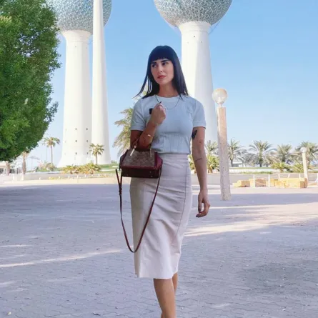 أجمل إطلالات زينة مكي بالتنانير