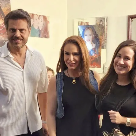 شيري عادل وطارق صبري - صورة من حساب دنيا عبد العزيز في إنستجرام 