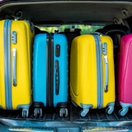 مساحة التخزين في السيارة