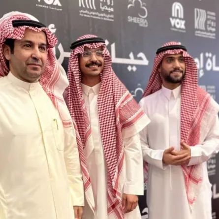 ابطال العمل فيصل محمد ومشعل الفياض ومحمد شامان