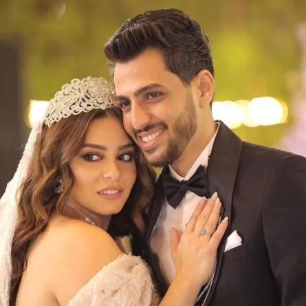 حفل زفاف إلهام عبد البديع ووليد سامي - صورة من صفحتها على انستغرام