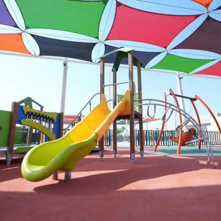 إنشاء حديقة ألعاب خاصة بأصحاب الهمم في مدينة زايد. الصورة من "وام"