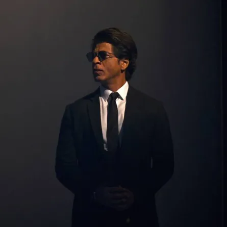 Bollywood actor Shah Rukh Khan poses during an event to launch a new range of televisions by LG Electronics in New Delhi on May 24, 2022. Money SHARMA / AFP