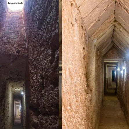 العثور على نفق أثري عمقه 13 متراً في الإسكندرية