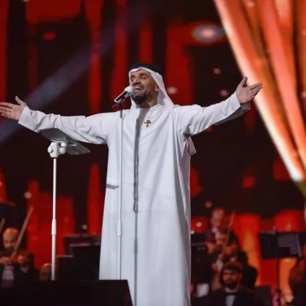 حسين الجسمي - الصورة من حساب عيشها التابع للهيئة العامة للترفيه على تويتر