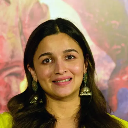 Bollywood actress Alia Bhatt gestures during the promotion of her Hindi film ‘Brahmāstra Part One: Shiva’ in Ahmedabad on September 15, 2022. SAM PANTHAKY / AFP