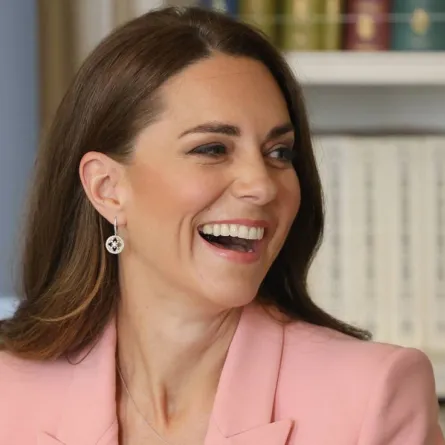 Britain's Catherine, Duchess of Cambridge reacts as she hosts a roundtable with other members of the government and of the Early Years Sector to mark the release of new research from the Royal Foundation Centre for Early Childhood on June 16, 2022 in London, England. Chris Jackson / POOL / AFP