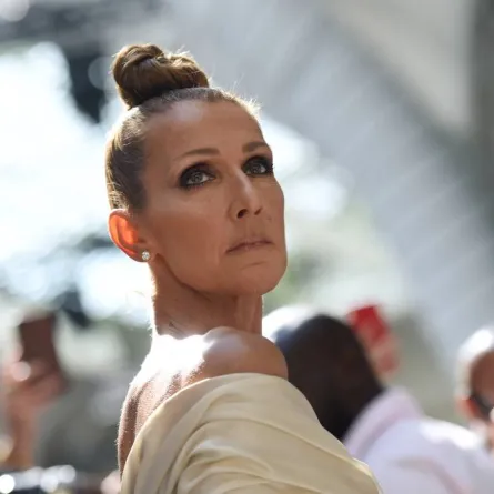 Canadian singer Celine Dion arrives for the Alexandre Vauthier Women's Fall-Winter 2019/2020 Haute Couture collection fashion show in Paris, on July 2, 2019. Lucas BARIOULET / AFP