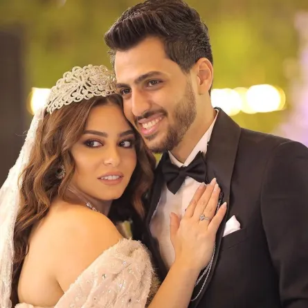 إلهام عبد البديع وزوجها وليد سامي  - صورة من صفحتها على انستغرام