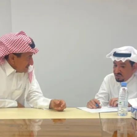 عبد الله السدحان وناصر القصبي- الصورة التي نشرها الأستاذ تركي آل الشيخ رئيس مجلس إدارة الهيئة العامة للترفيه على تويتر