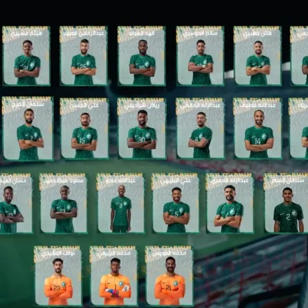 قائمة المنتخب السعودي المشارك في كأس العالم 2022 - الصورة من حساب المنتخب السعودي على تويتر