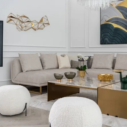 أثاث متعدّد الأشكال في الصالة