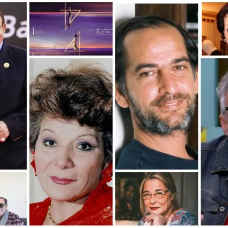 أبرز النجوم الراحلين في العام 2022 - الصورة من تصميم محرر سيدتي