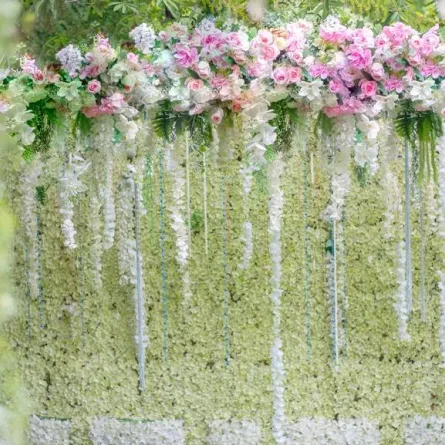 طريقة التزيين بالزهر الطبيعي 