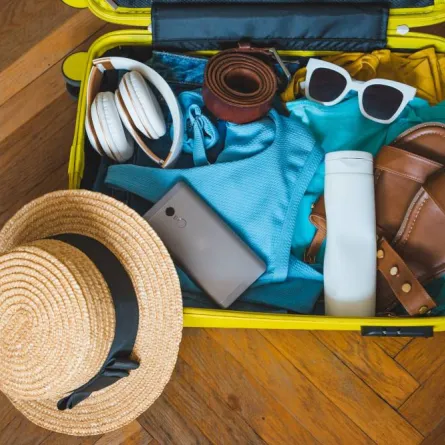 تحضير حقيبة السفر 