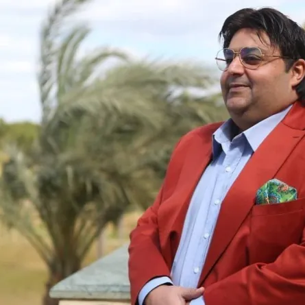 شيكو من كواليس مسلسل اللعبة - صورة من صفحته على انستغرام