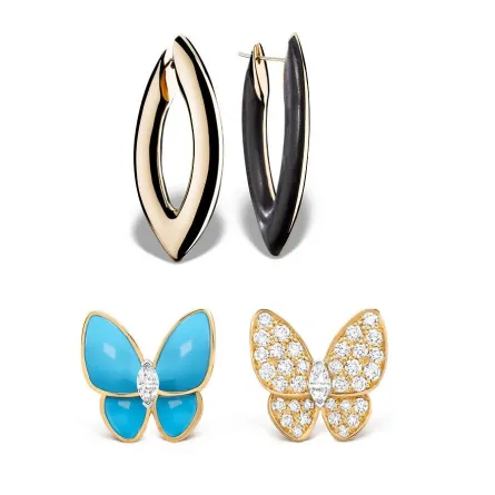 لإطلالة عصرية.. تزيني بأجمل ما قدمته الدور العالمية من أقراط غير متماثلة في خريف 2022