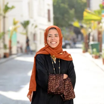 جواهر العامري -الصورة من حسابها الشخصي على الفيس بوك