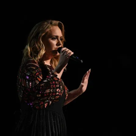 British singer Adele performs onstage during the 59th Annual Grammy music Awards on February 12, 2017, in Los Angeles, California. VALERIE MACON / AFP